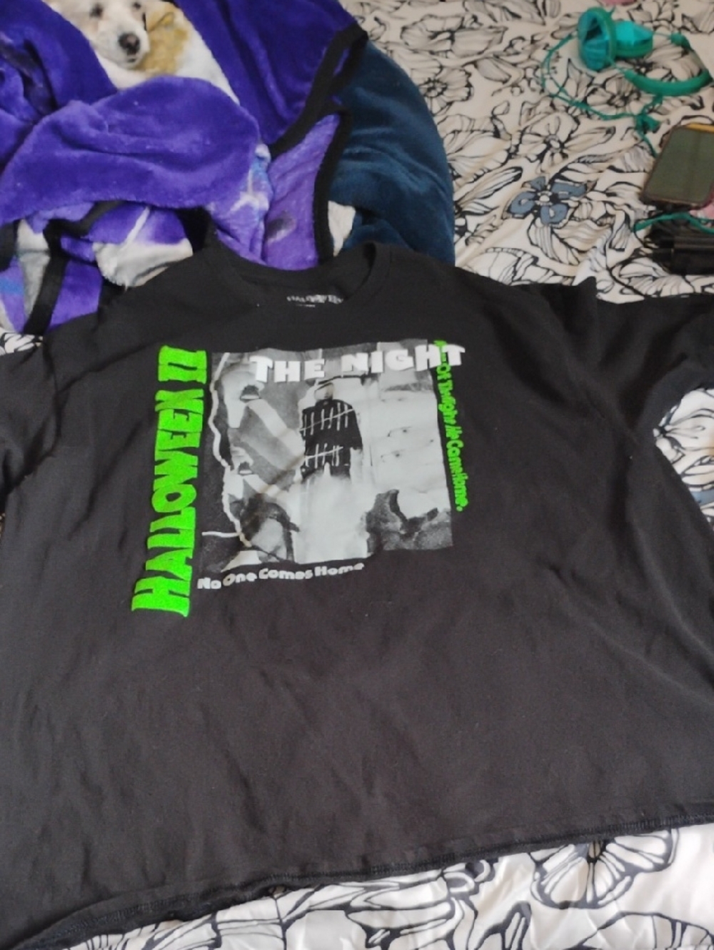 Halloween 2 Men's Black Graphic T-shirt